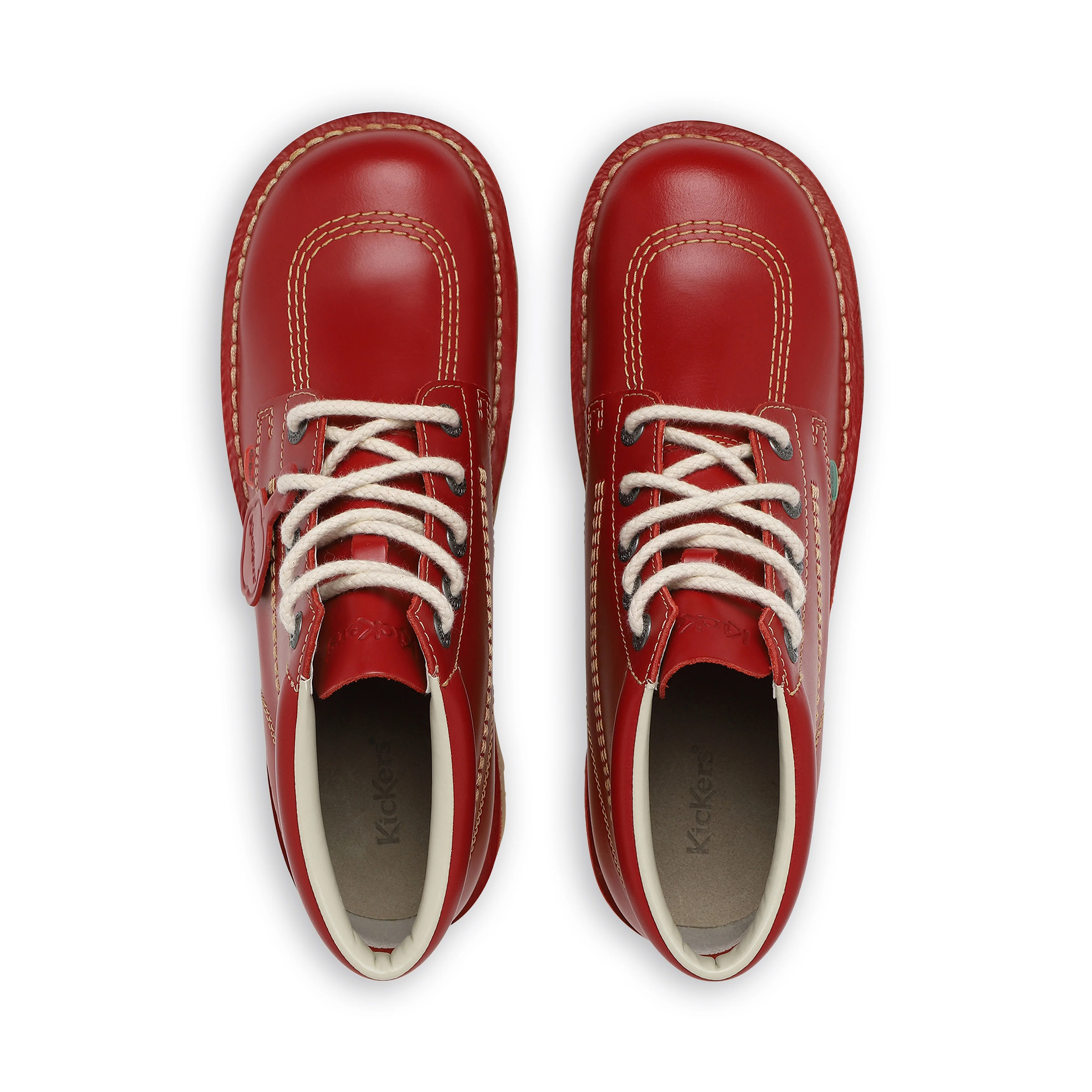 Adult Mens Kick Hi Leather Red - Image 4