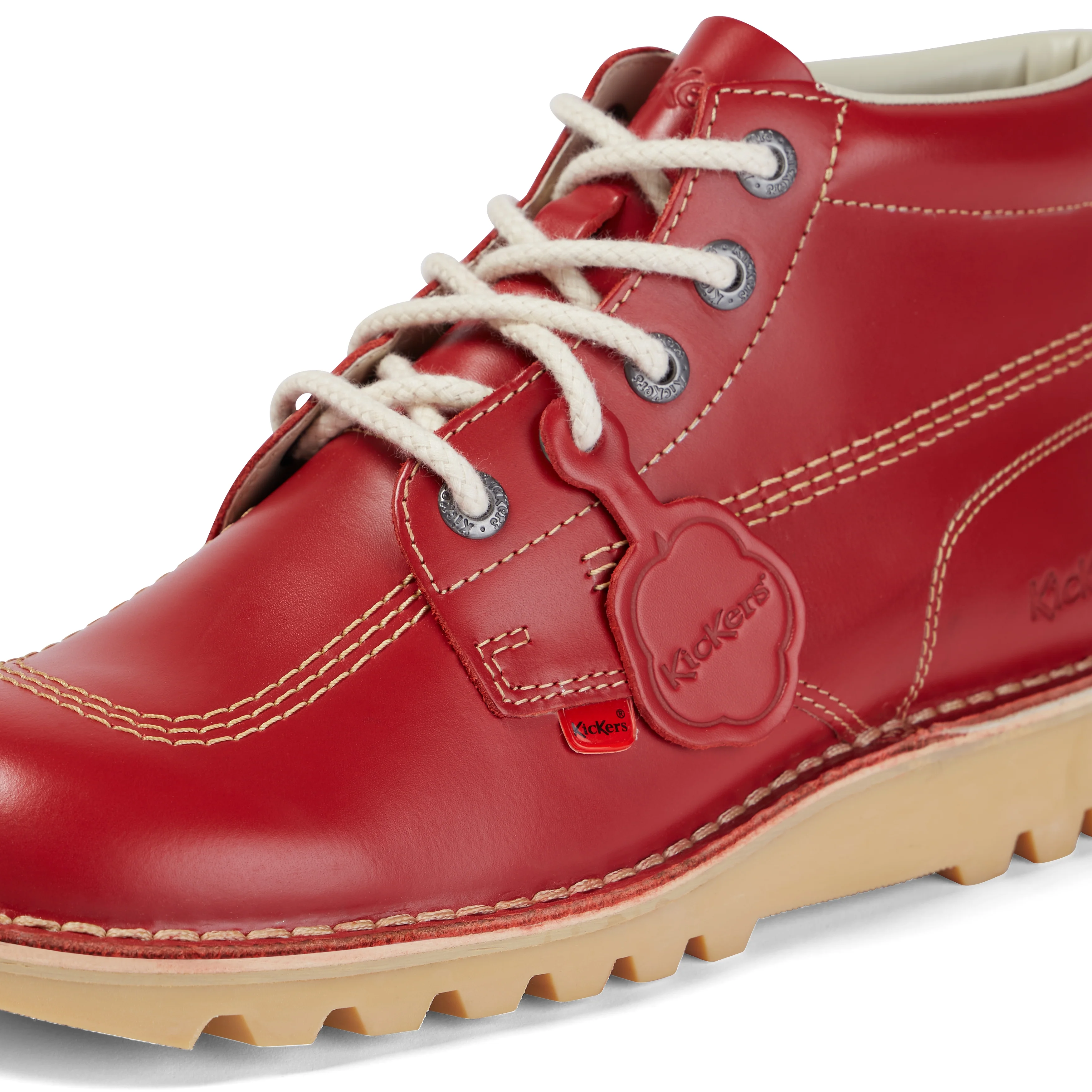 Adult Mens Kick Hi Leather Red - Image 6