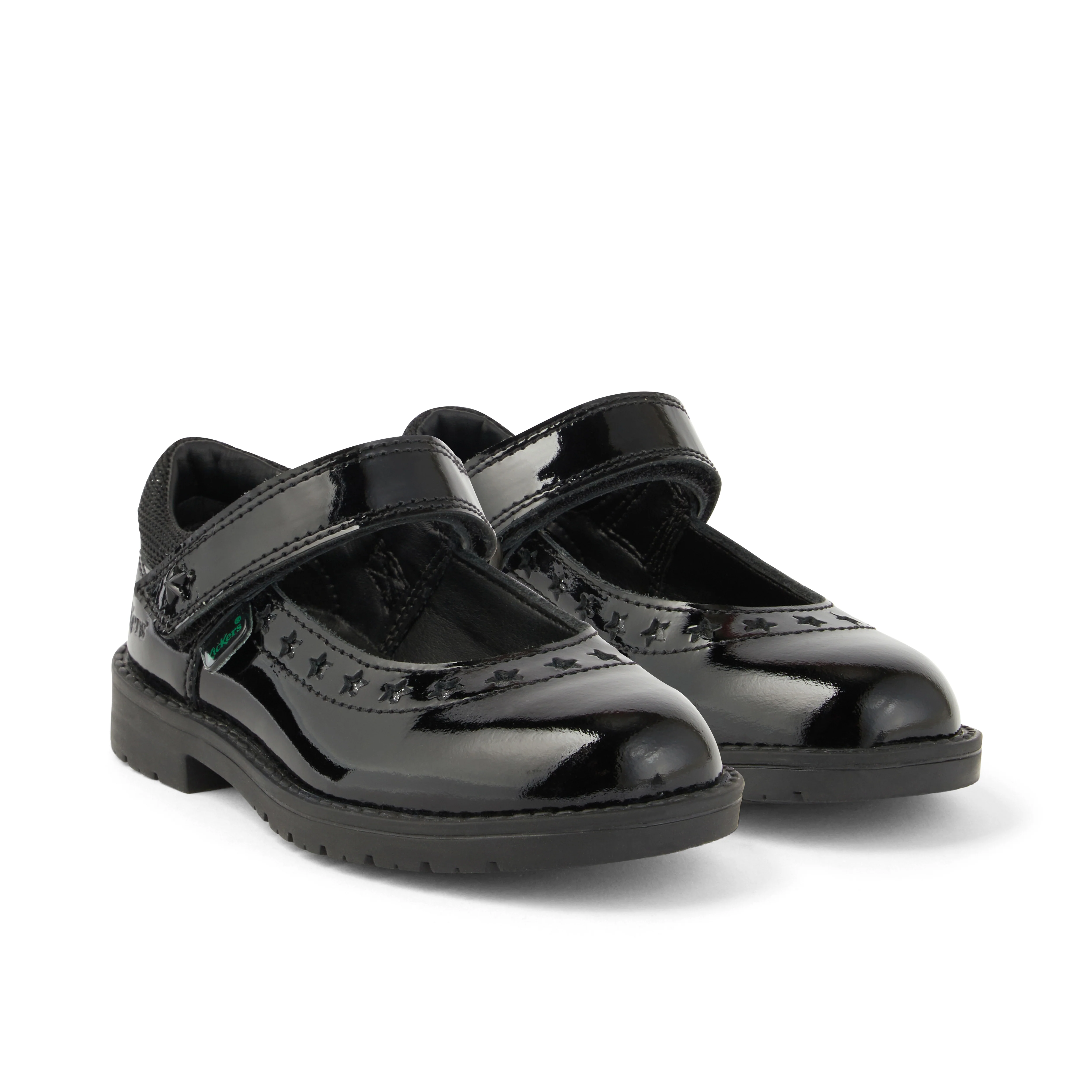 Infant Girls Lachly Star Mj Patent Leather Black - Image 3