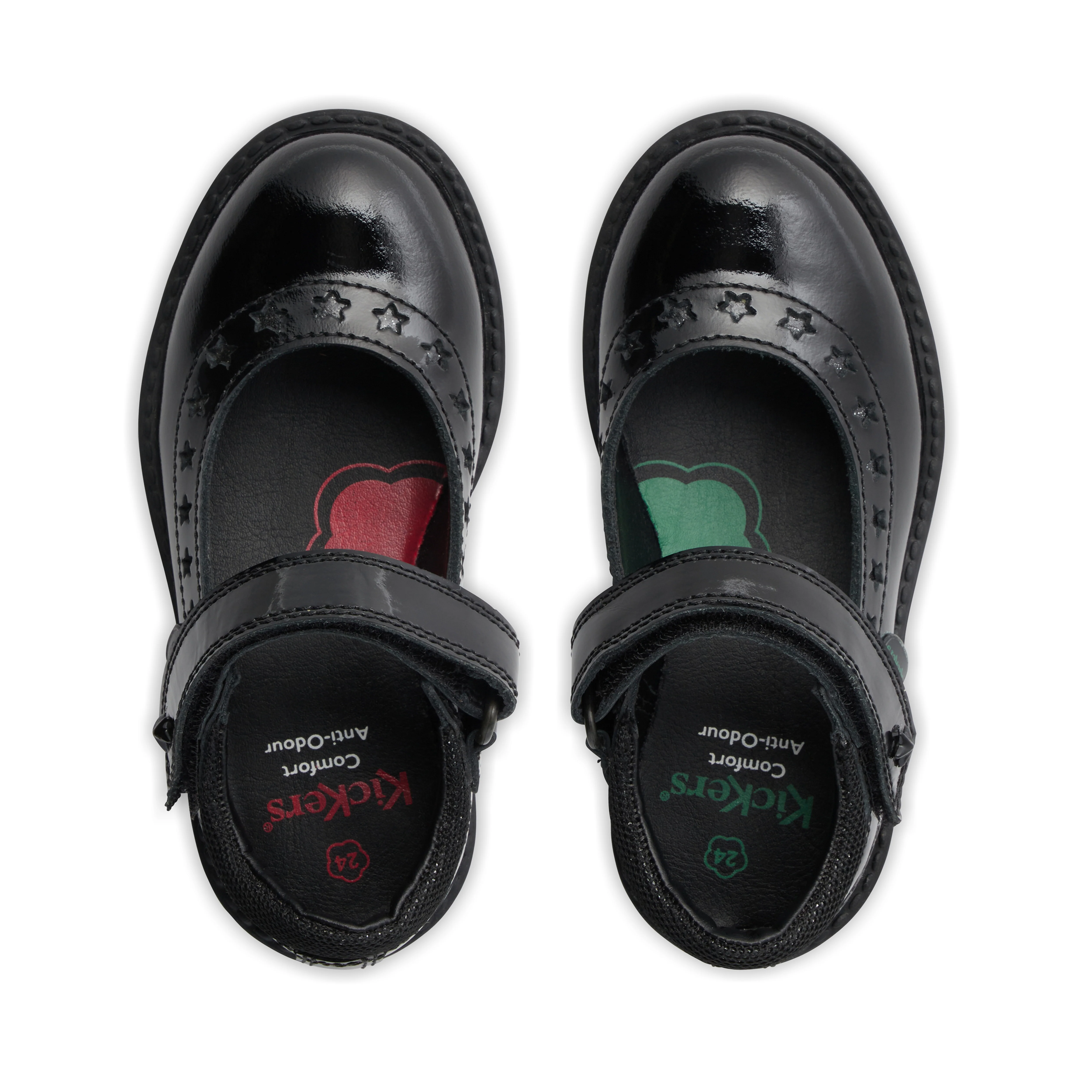 Infant Girls Lachly Star Mj Patent Leather Black - Image 4